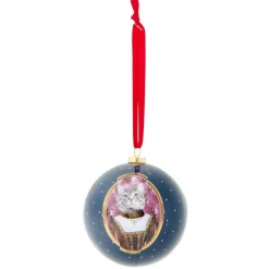 Boule de Noël traditionnel vintage Ø8cm - 3 modèles-Gifi Outlet