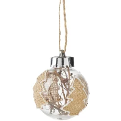 Boule de Noël transparente avec timbres-Gifi Hot