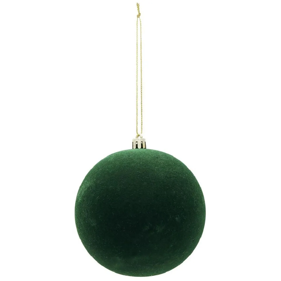 Boule de Noël velours uni Ø10 cm-Gifi Online