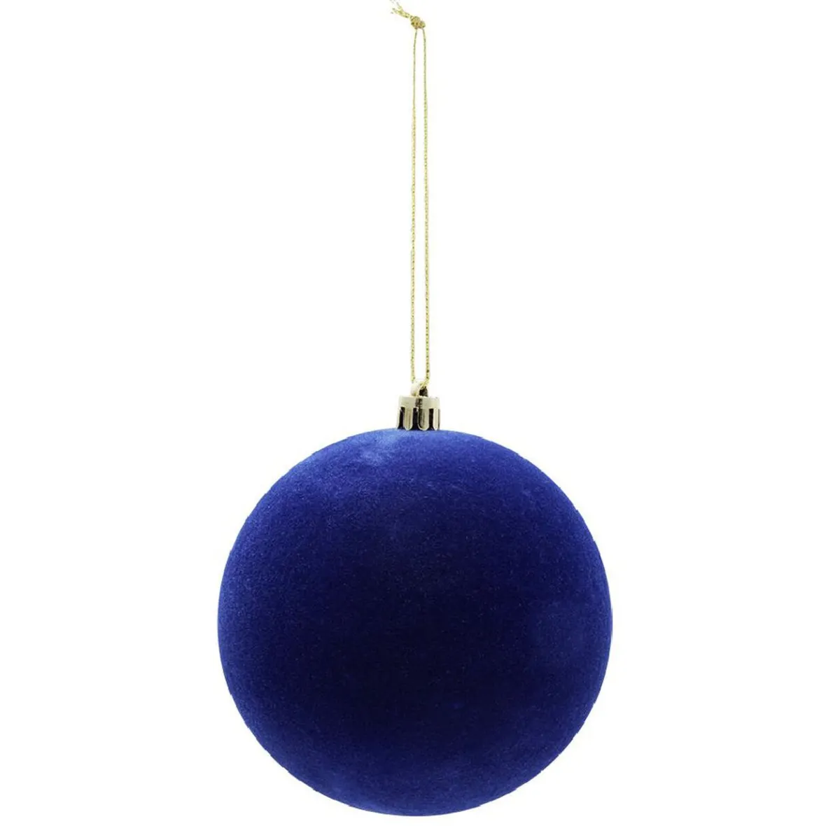 Boule de Noël velours uni Ø10 cm-Gifi Online