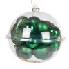 Boule de Noël verte x20-Gifi Outlet