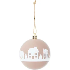 Boule de Noël village Ø8cm-Gifi Outlet