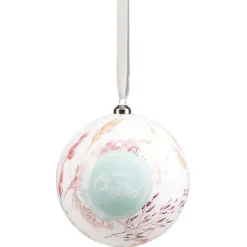Boule de Noël XL design floral Ø12cm-Gifi Clearance
