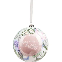 Boule de Noël XL design floral Ø12cm-Gifi Clearance