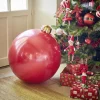 Boule de Noël XL gonflable Ø65cm pompe incluse - 3 coloris-Gifi Best