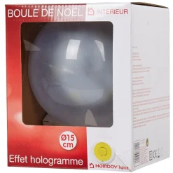 Boule lumineuse 30 led étoiles 3D blanches-Gifi Online