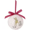 Boule Mon 1er Noël Disney Bambi rose Ø7,5cm-Gifi New
