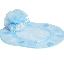 Bourse rond à dragées bleu x4-Gifi Best