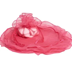 Bourse rond à dragées rose fuchsia x6-Gifi