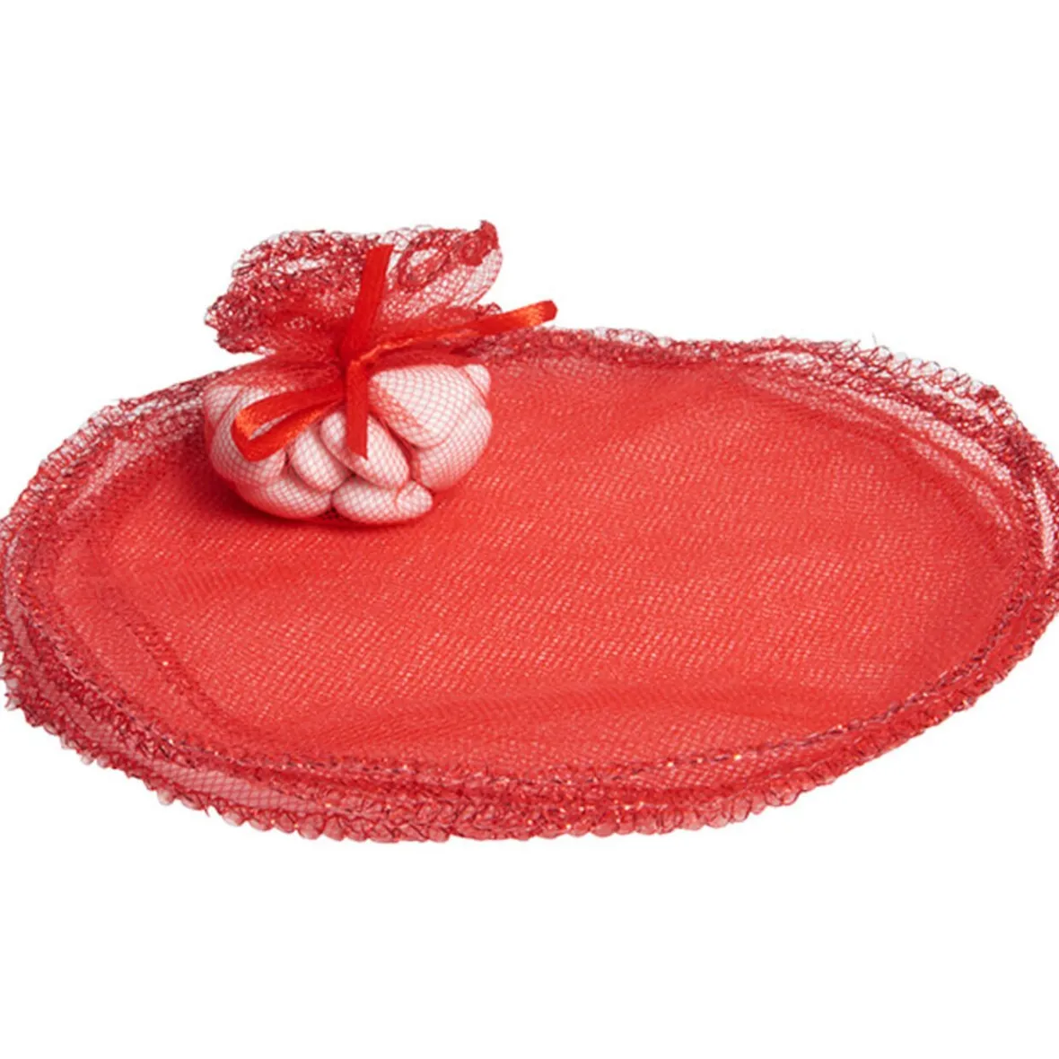 Bourse rond à dragées rouge x6-Gifi Sale