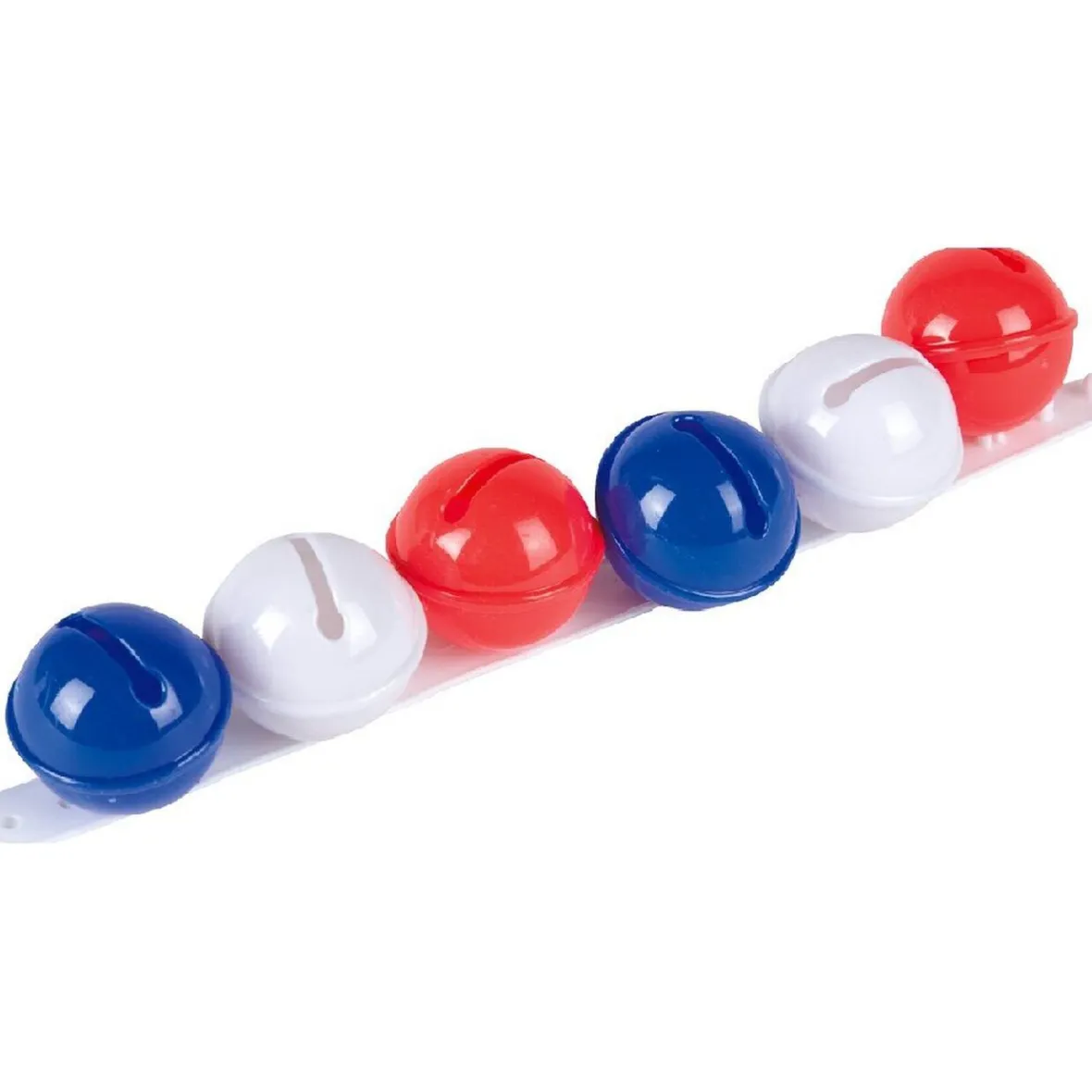 Bracelet grelots tricolores supporter France-Gifi Outlet