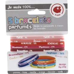 Bracelet parfumé design personnalité XS x5-Gifi Clearance