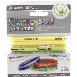 Bracelet parfumé design personnalité XS x5-Gifi Clearance