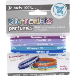 Bracelet parfumé design personnalité XS x5-Gifi Clearance