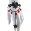Bracelet vampire noir rouge-Gifi Clearance