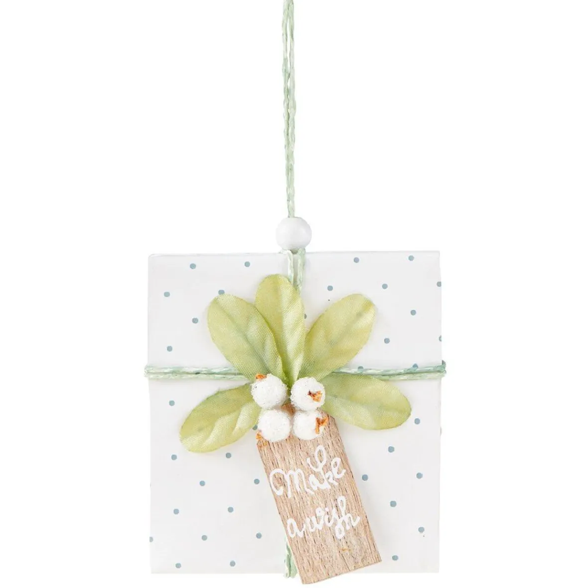 Cadeau de Noël à suspendre blanc-Gifi Sale