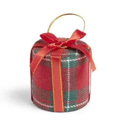 Cadeau de Noël tartan à suspendre-Gifi