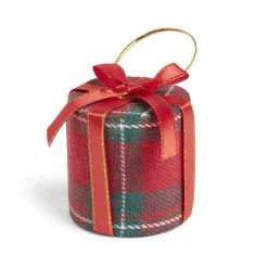 Cadeau de Noël tartan à suspendre-Gifi