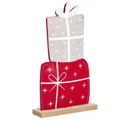 Cadeaux décoratifs en feutrine à poser H29,5cm-Gifi Outlet