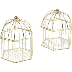 Cage à dragées dorée x2-Gifi Sale