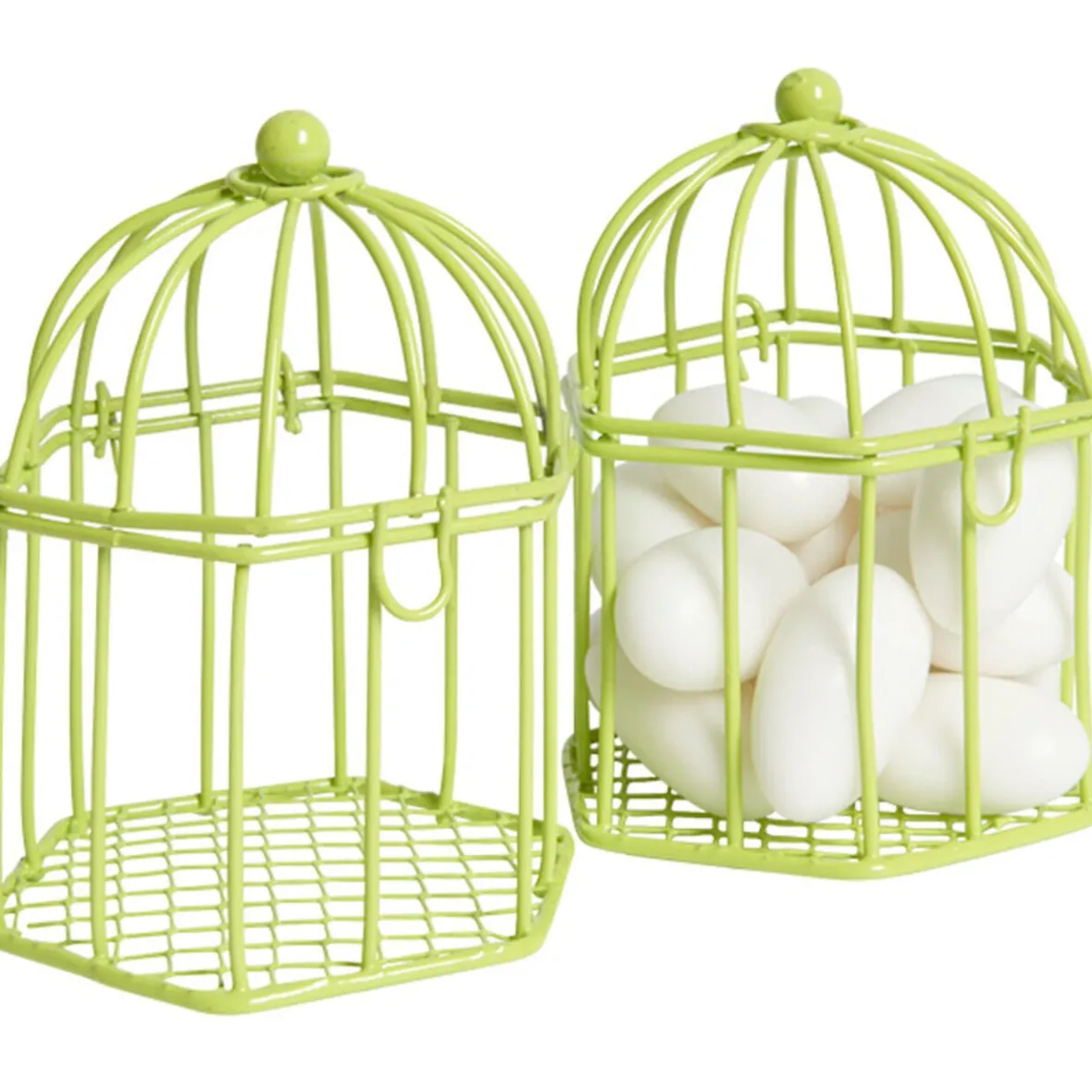 Cage à dragées verte anis x2-Gifi Outlet
