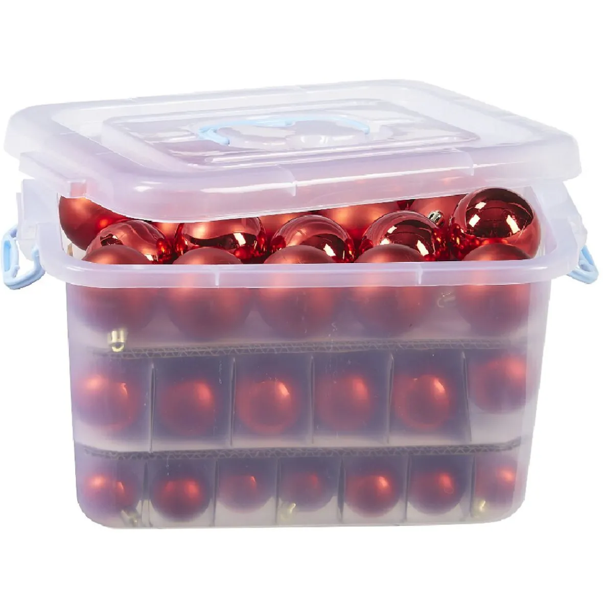 Caisse boules de Noël métallisées x70-Gifi New