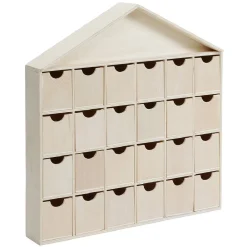 Calendrier de l'Avent 24 cases en bois-Gifi Online