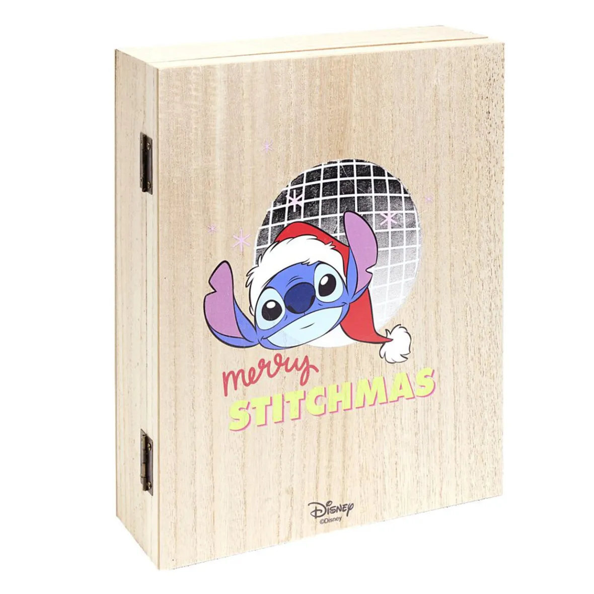 Calendrier de l'Avent en bois à remplir Disney Stitch 24x30cm-Gifi Online