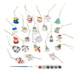 Calendrier de l'avent suspension à peindre-Gifi Hot