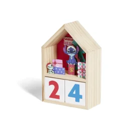 Calendrier Disney Stitch en bois H17cm-Gifi Outlet