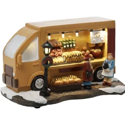 Camion primeur déco à led pour village de Noël-Gifi Sale