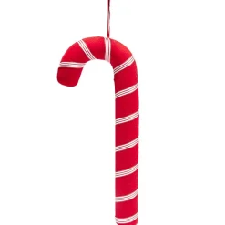 Canne à sucre déco Noël à suspendre rouge H40cm-Gifi Best