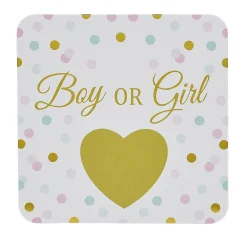 Carte à gratter révélation fille ou garçon x6 - 2 modèles-Gifi Discount