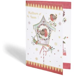 Carte de voeux Noël 12x17cm-Gifi Clearance