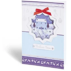 Carte de voeux Noël 12x17cm-Gifi Clearance