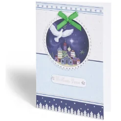 Carte de voeux Noël 12x17cm-Gifi Clearance