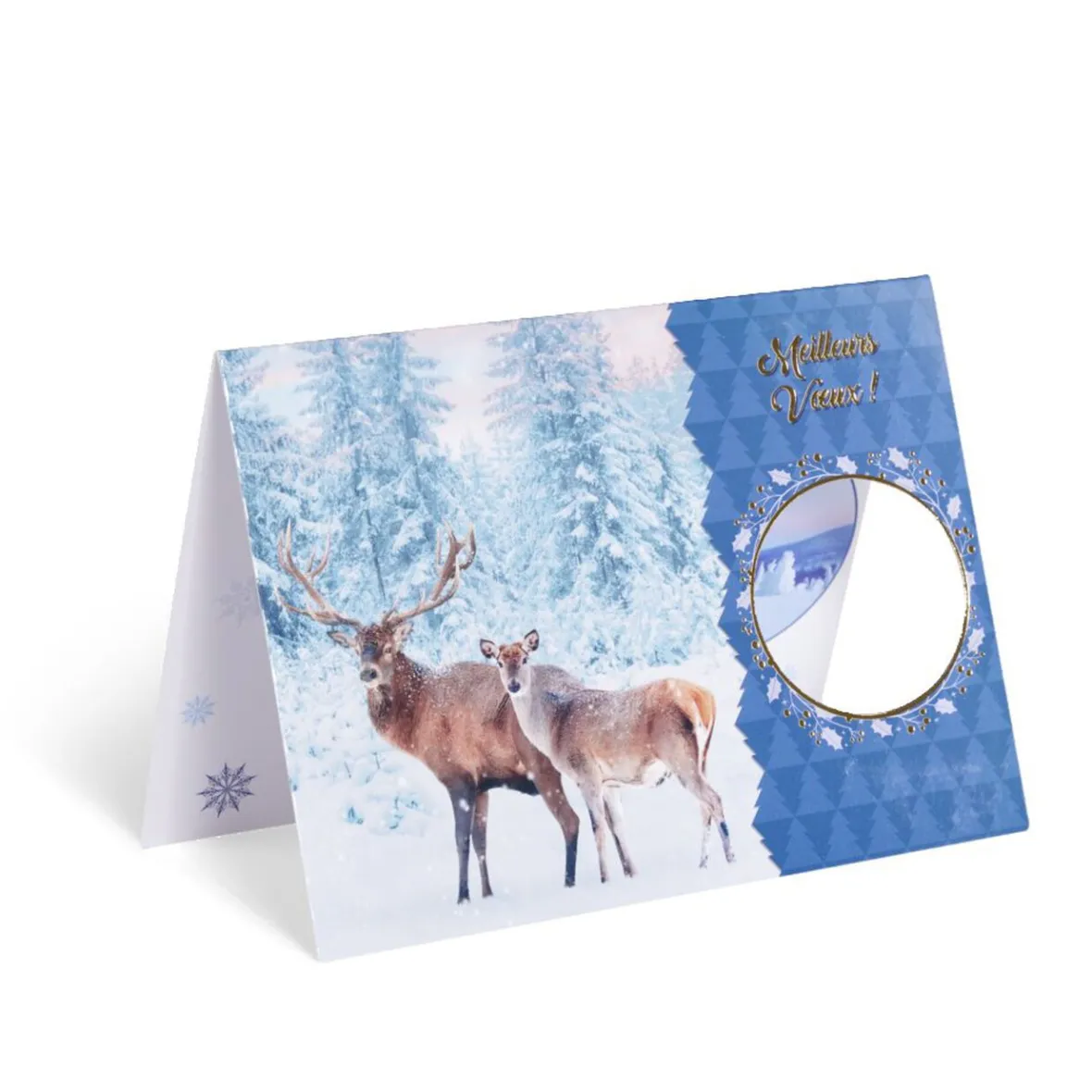 Carte de voeux Noël 12x17cm-Gifi Clearance