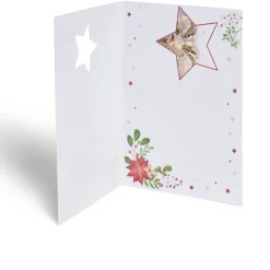 Carte de voeux Noël 12x17cm-Gifi Clearance