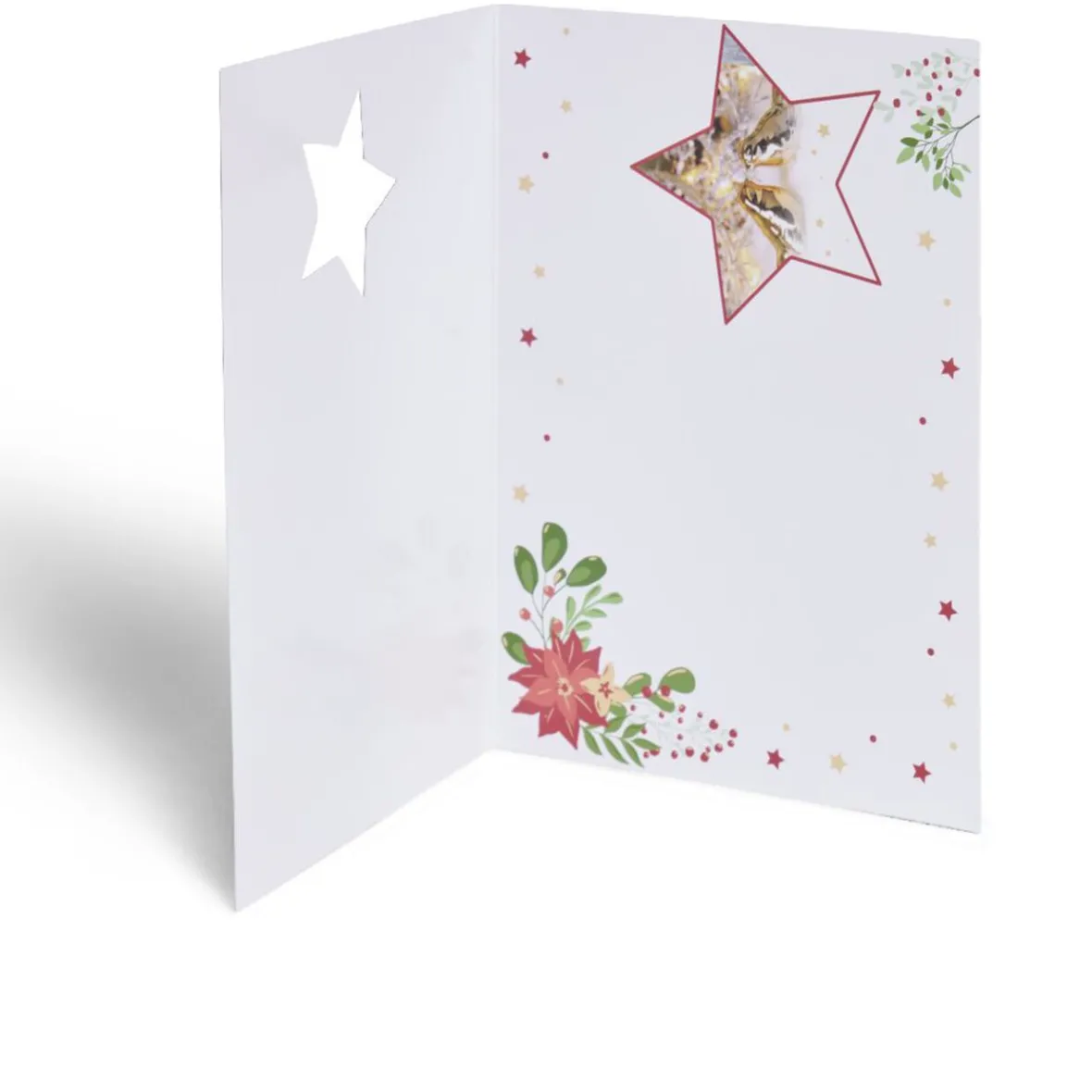 Carte de voeux Noël 12x17cm-Gifi Clearance
