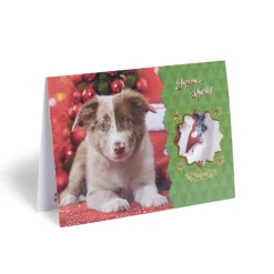 Carte de voeux Noël 12x17cm-Gifi Clearance