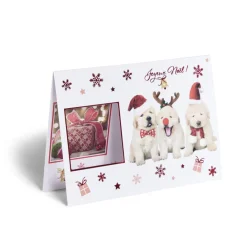 Carte de voeux Noël 12x17cm-Gifi Clearance