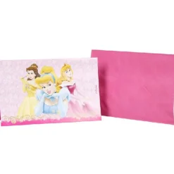 Carte invitation Princesse Disney x6-Gifi Hot