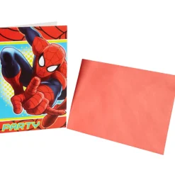 Carte invitation Spiderman x6-Gifi Sale