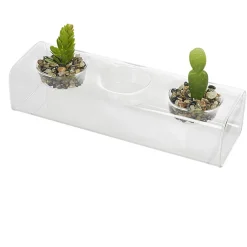 Centre de table plante grasse artificielle x2-Gifi Online