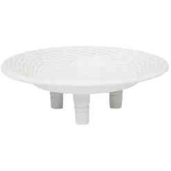Centre de table rond surélevé à pieds mdf sculpté blanc-Gifi Online