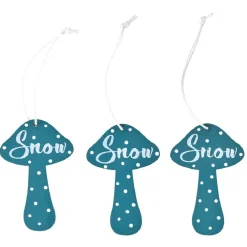 Champignon de Noël à suspendre x9-Gifi