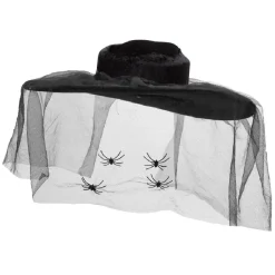Chapeau araignée en polyester avec voile-Gifi Discount
