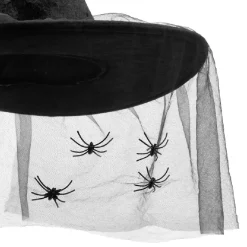 Chapeau araignée en polyester avec voile-Gifi Discount