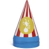 Chapeau de fête Circus en carton x 8-Gifi Outlet