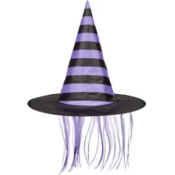 Chapeau de sorcière adulte Halloween Ø40xH38cm-Gifi Discount